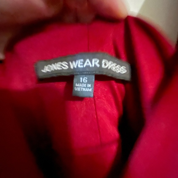 Red Christmas Maxi Empire Waist Dress - Picture 2 of 3